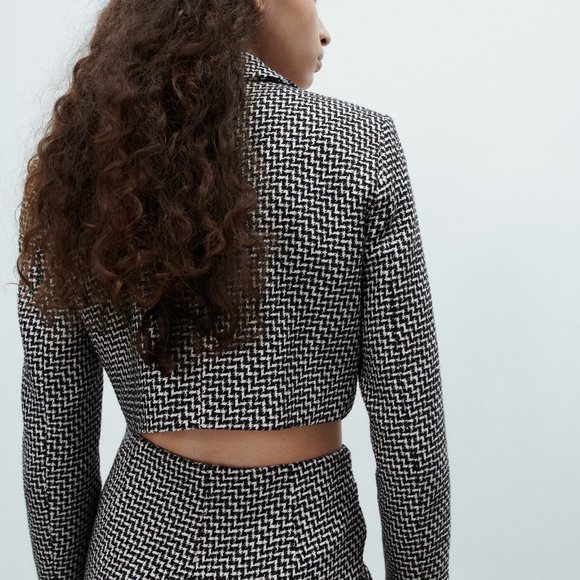 Zara Cropped Blazer XS - Picture 4 of 7